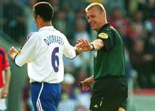 Graham Poll was a referee at Euro 2000, as well as the 2002 and 2006 World Cups